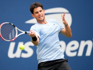 DANGER: Dominic Thiem escapes a "dangerous" encounter with a deadly snake in Brisbane.