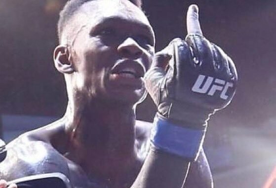 Israel Adesanya's initial reaction to Dricus Du Plessis beating Sean Strickland was captured on camera, and he wasn't afraid to trash his former opponent.