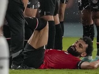 Salah exited the pitch during Egypt's 2-2 draw against Ghana at the Cup of Nations.