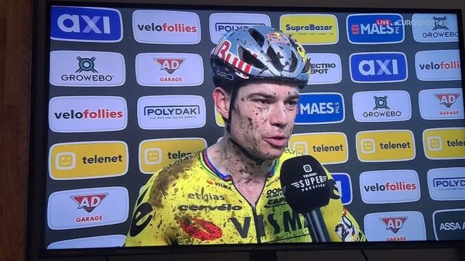 VIDEO | Wout van Aert neemt off-road training letterlijk